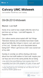 Mobile Screenshot of calvarymidweek.wordpress.com