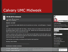 Tablet Screenshot of calvarymidweek.wordpress.com