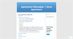 Desktop Screenshot of apartemendisewakan.wordpress.com