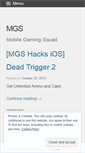 Mobile Screenshot of mobilegamingsquad.wordpress.com