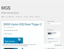 Tablet Screenshot of mobilegamingsquad.wordpress.com