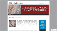 Desktop Screenshot of cmijewelry.wordpress.com