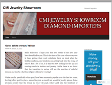 Tablet Screenshot of cmijewelry.wordpress.com