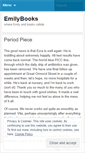 Mobile Screenshot of emilybooks.wordpress.com