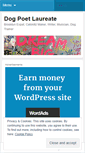 Mobile Screenshot of dogpoetlaureate.wordpress.com