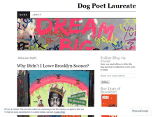 Tablet Screenshot of dogpoetlaureate.wordpress.com