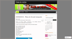 Desktop Screenshot of clubedojoinha.wordpress.com