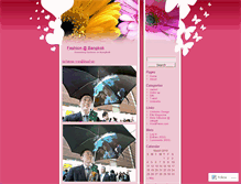 Tablet Screenshot of bangkokfashion.wordpress.com