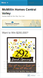 Mobile Screenshot of mcmillinhomes.wordpress.com