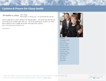 Tablet Screenshot of ginnysmith.wordpress.com