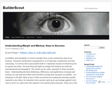 Tablet Screenshot of builderscout.wordpress.com