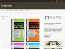 Tablet Screenshot of jorgepiazza.wordpress.com