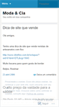Mobile Screenshot of modaecia.wordpress.com