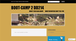 Desktop Screenshot of bootcamp2dd214.wordpress.com