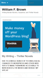 Mobile Screenshot of billbrownwritesnovels.wordpress.com