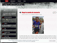 Tablet Screenshot of distanciasucesiva.wordpress.com