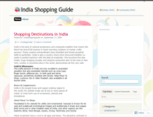 Tablet Screenshot of indiashoppingguide.wordpress.com