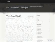 Tablet Screenshot of letyourheartguideyou.wordpress.com