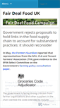 Mobile Screenshot of fairdealfooduk.wordpress.com