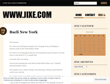 Tablet Screenshot of jixe.wordpress.com