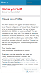 Mobile Screenshot of knowurself.wordpress.com