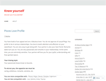 Tablet Screenshot of knowurself.wordpress.com