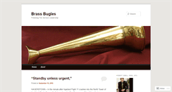 Desktop Screenshot of brassbugles.wordpress.com