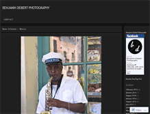 Tablet Screenshot of benjamindeibertphotography.wordpress.com
