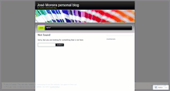 Desktop Screenshot of josemoreira.wordpress.com