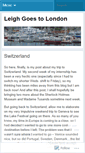 Mobile Screenshot of leighgoestolondon.wordpress.com