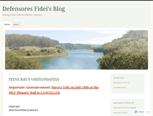Tablet Screenshot of defensoresfidei.wordpress.com