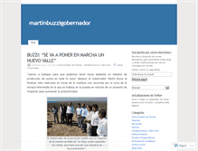 Tablet Screenshot of martinbuzzigobernador.wordpress.com
