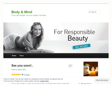 Tablet Screenshot of bodymindcenter.wordpress.com
