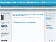Tablet Screenshot of heshamsa.wordpress.com