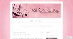 Desktop Screenshot of fashionrougebr.wordpress.com