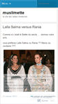 Mobile Screenshot of muslimette.wordpress.com