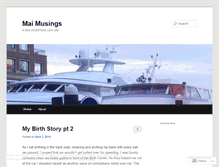 Tablet Screenshot of maimusingsblog.wordpress.com