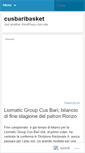 Mobile Screenshot of cusbaribasket.wordpress.com