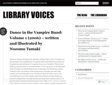 Tablet Screenshot of irresponsiblelibrarian.wordpress.com