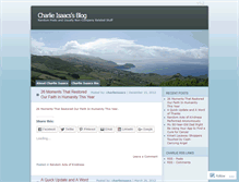 Tablet Screenshot of charlieisaacs.wordpress.com
