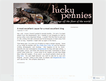 Tablet Screenshot of luckypennies.wordpress.com