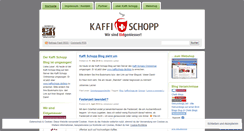 Desktop Screenshot of kaffischopp.wordpress.com