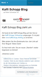 Mobile Screenshot of kaffischopp.wordpress.com