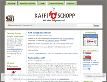 Tablet Screenshot of kaffischopp.wordpress.com