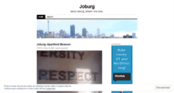 Desktop Screenshot of johannesburg.wordpress.com