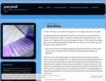 Tablet Screenshot of justjordi.wordpress.com