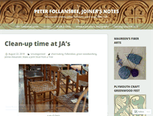 Tablet Screenshot of pfollansbee.wordpress.com