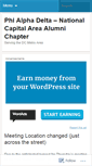 Mobile Screenshot of dcpadalumni.wordpress.com