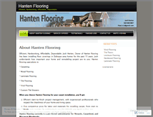 Tablet Screenshot of hantenflooring.wordpress.com