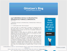 Tablet Screenshot of ghiotzen.wordpress.com